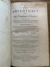Adventures signor gaudentio - of,