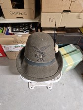 VECCHIO CAPPELLO DA ALPINO 1^ REGG. ALPINI con NAPPINA BIANCA
