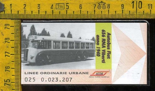 Biglietto atm tram milano - tram,
