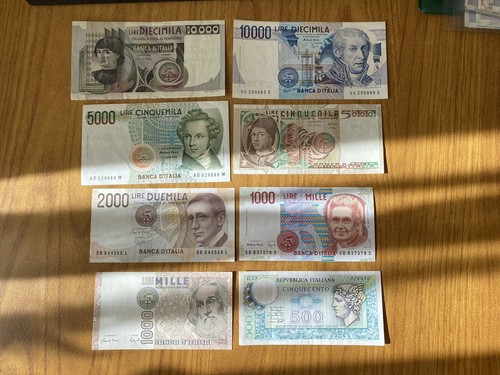 Lotto banconote lire 10000 - lotto,