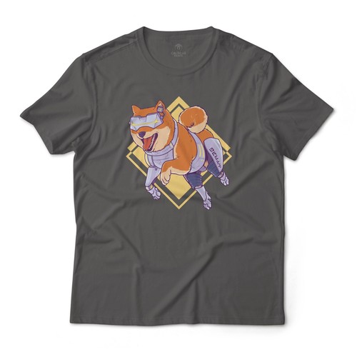 Cyberpunk shiba inu cane doge - cyberpunk, cane,