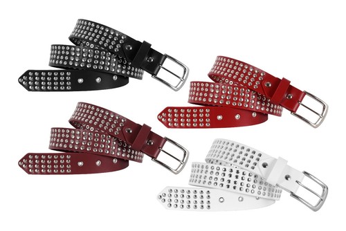 Cinture unisex argento - , borchie