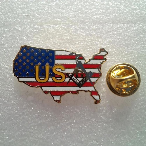 Grande spilla massonica - , usa