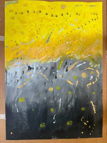 Disegno acquarello astratto