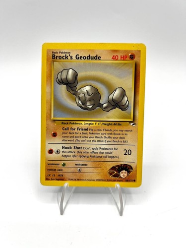 Carta pokemon brock geodude - carta,