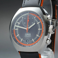 Exc+5* ORIS Chronoris 7564 Orologio Uomo Cronografo Automatico Quadrante...