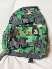 Zaino piccolo mimetico Pottery Barn Mackenzie Minecraft monogramma "Alex"