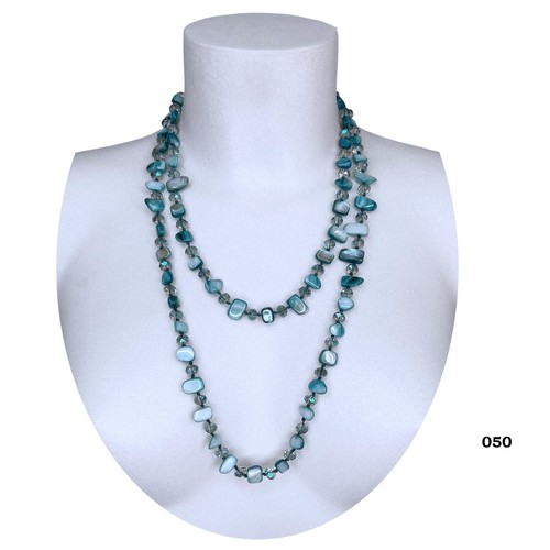 Verde blu collana madreperla - collana,
