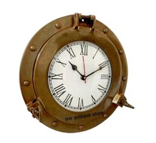 Orologio oblò nave ottone - , 10"