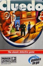 CLUEDO Detective Gioco da Tavolo To Go di Parker - Versione da Viaggio (8+) ~ Completo