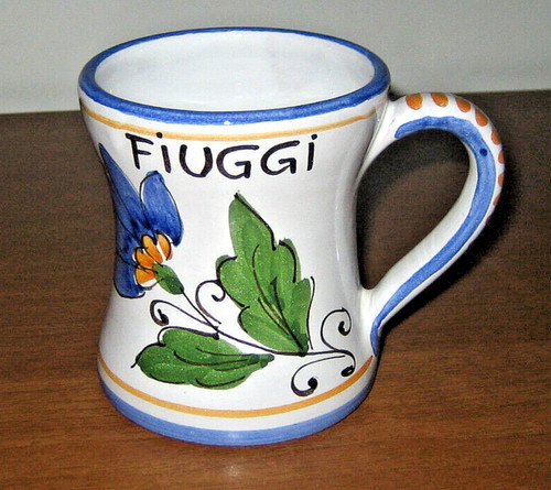 Tazza fiuggi ceramica deruta - ceramica,