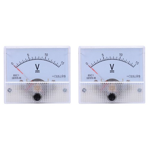 Voltmetro un puntatore - 2x,