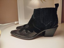 Stivaletti Cowboy Scamosciato