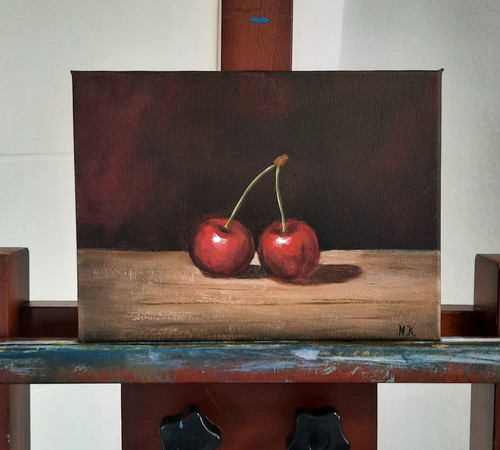 Quadro ciliegia tela - quadro,