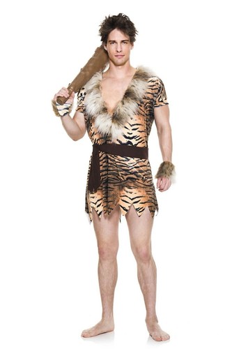 Costume uomo caverna gambe - caverna,