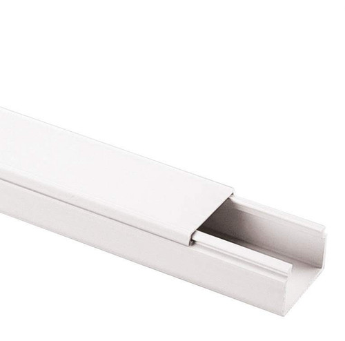 Canale bianco portacavi pvc - bianco,
