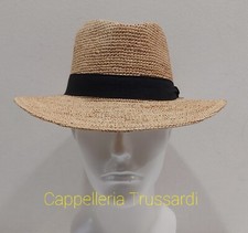 CAPPELLO PAGLIA  FASCIA NERA