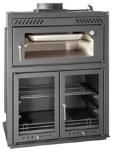 Inserto camino a legna Ferlux con forno Practic 80