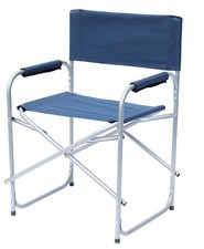 SEDIA REGISTA IN ACCIAIO CON STRUTTURA RESISTENTE E SEDUTA IN TESSUTO