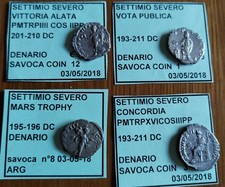 LOTTO 4 RARI DENARI   SETTIMIO