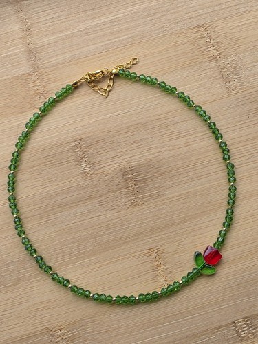 Collana hand made perline - collana, di