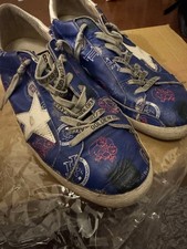 GOLDEN GOOSE GGDB Blue Leather