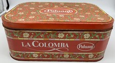 Scatola In Latta La Colomba Paluani 1992 Vintage Vuoto Made In Italy 1000g
