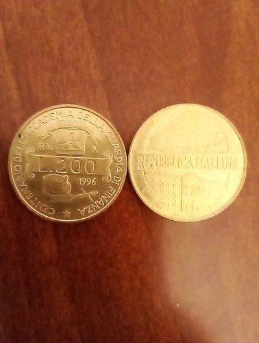 200 lire commemorative 1996 - 200,