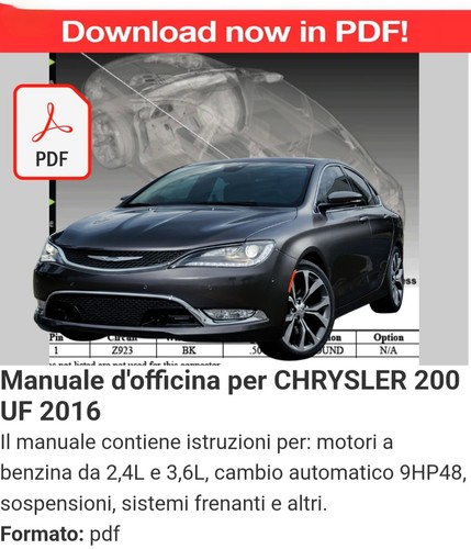 Manuale officina per - d'officina,