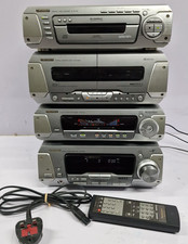 Technics SA-EH790 Amplificatore, Cambio 5 CD, Sintonizzatore e Telecomando. Le cassette sono difettose.