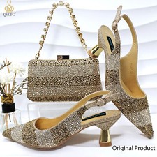 Set scarpe donna tacco e borsa
