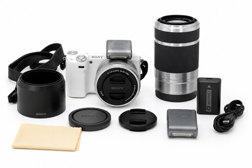 Sony alpha nex bianca con - alpha,