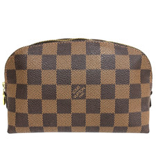 Pochette Louis Vuitton Pochette Cosmetic Pouch Damier Ebene Accessorio Pouch N47516 originale