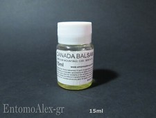 CANADA BALSAM 15ml mounting medium balsamo Incollaggio lenti cementing fir gum