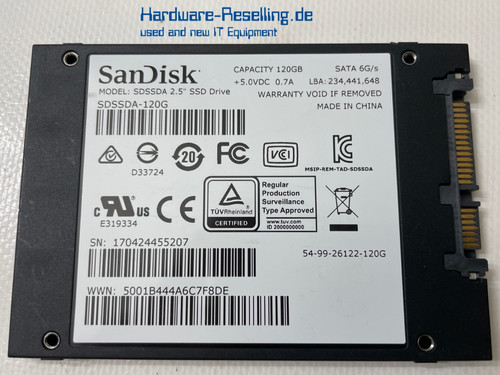 Sandisk ssd 120 - da, plus