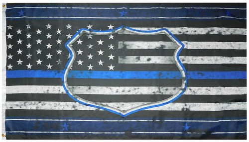 Distintivo polizia 12x18 usa - distintivo,