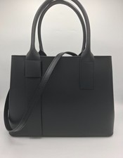 Borsa Donna Rigida Grande a Mano con Tracolla in Vera Pelle Made in Italy 