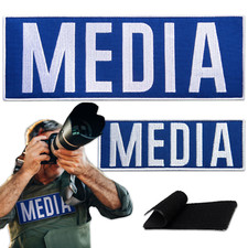 Patch MEDIA ricamata 2 pezzi