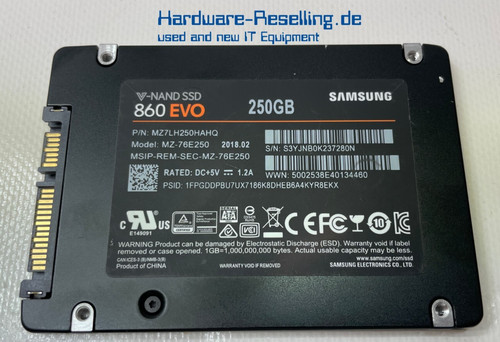 Samsung 860 evo 250gb - samsung,