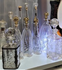 13 Bottiglie vintage vetro