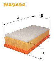 WA9494 FILTRO ARIA PER Peugeot 508 SW Cass/Furg/Prom 8E 2.0 HDi 103 KW 140 CV