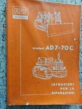 FIAT AD7 70C Manuale officina Istruzioni per le riparazioni trattore CARTACEO
