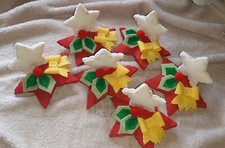 Segnaposti natalizi in feltro