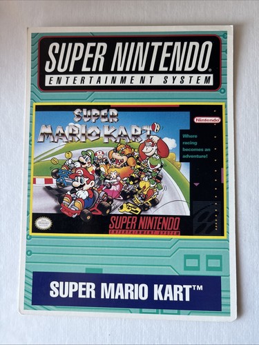 Snes super mario kart - super,