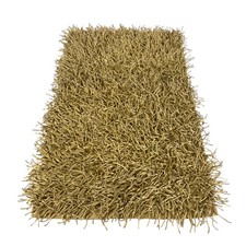 Tappeto Shaggy Beige Moderno -