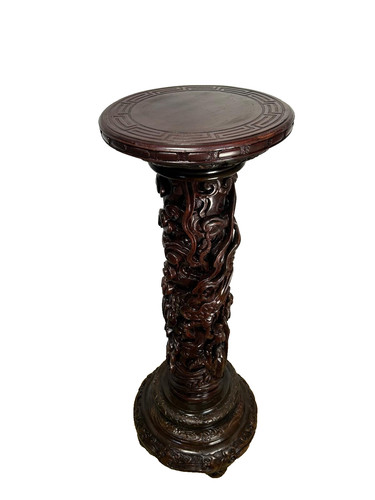 Vecchia colonna legno - vecchia,