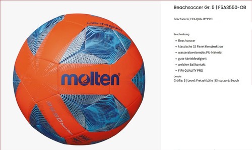 Molten beachsoccer vantaggio - molten,