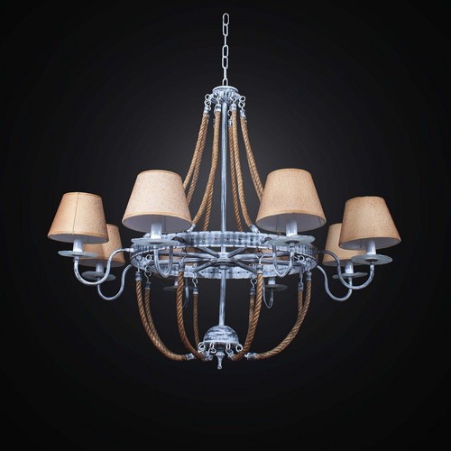 Lampadario vintage etnico - lampadario,