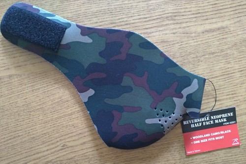 Half face mask neoprene - half,