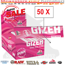 GIZEH Cartine Rosa King Size